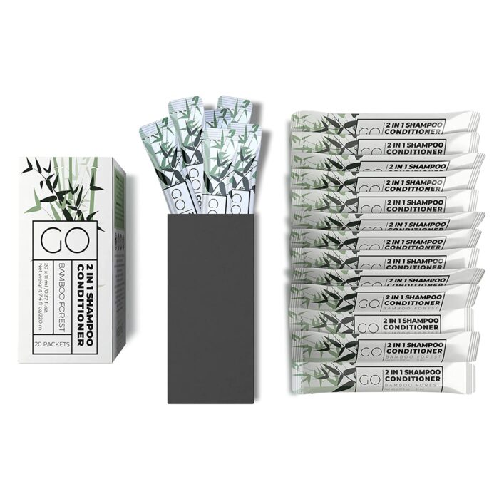 Go essentials travel size shampoo and conditioner set of 800 – 2 in 1 single use travel shampoo and conditioner sulfate free hotel amenities homeless care kit camping.jpg