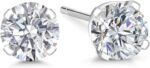 Gem stone king 0.20 to 1.50 carat 14k gold lab grown diamond stud earrings gold earrings for women men f g color vs1 vs2 clarity.jpg