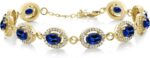 Gem stone king 18k yellow gold plated silver 7x5mm oval gemstone birthstone tennis bracelet for women size 7.5 inch fine jewelry gifts for her mom women wife.jpg