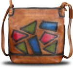 Genuine leather crossbody purses for women satchel purses vintage handmade shoulder bag cowhide handbags.jpg