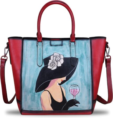 Genuine leather handbags for women vintage handmade tote purse cowhide shoulder bag satchel top handle bags for ladies.jpg