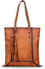 Genuine leather large shoulder bag tote bag for women vintage real leather purses and handbags satchel bags.jpg