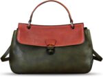 Genuine leather purses and handbags for women vintage leather satchel bags shoulder bag crossbody with strap.jpg