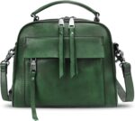 Genuine leather satchel purse for women retro cowhide handmade top handle handbag designer crossbody bags.jpg