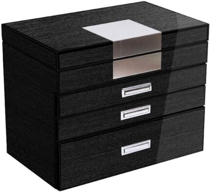 Gift for women jewelry boxes jewelry box wooden showcase high end modern style simple multi layer high capacity desktop storage box for jewelry new year presentsblack.jpg