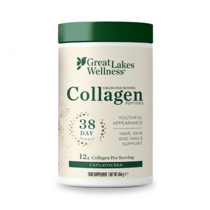 Great lakes wellness collagen peptides powder for skin hair nails joints digestion unflavored quick dissolve hydrolyzed non gmo keto kosher 16 oz 4 pack.jpg