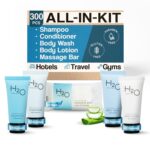 H2o therapy hotel soaps toiletries bulk set 1 shoppe amenities kit 0.85oz shampoo conditioner body wash lotion 1oz bar soap travel size 300 pieces.jpg
