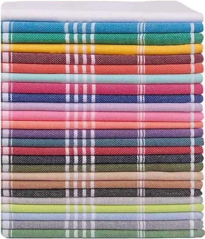 Havluland turkish beach towels oversized 100 cotton bulk large bath pool towel quick dry absorbent sand free light weight travel blanket summer essentials clearance set of 20.jpg