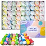 Inteye luxury bath bombs gift set 54pc skin nourishing mineral bath salts with natural essential oils 9 aromas spa qualit self care for women men kids eco friendly packaging.jpg