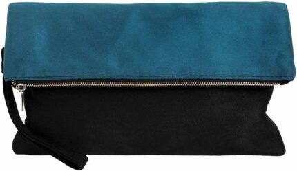 Jnb soft faux suede colorblock wristlet.jpg