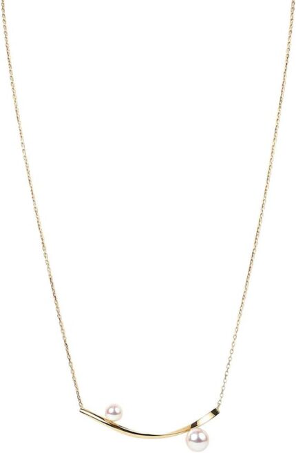 Japanese 4.5 6.0mm akoya cultured pearl pendant necklace for women with 18k yellow gold stylish design excellent gift pearl necklace.jpg