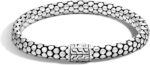 John hardy dot collection womens bracelet 6.55mm 925 sterling silver luxury womens wrist bracelet with pusher clasp.jpg