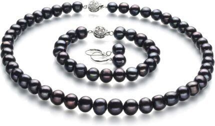Kaitlyn black 8 9mm a quality freshwater 925 sterling silver cultured pearl set for women.jpg