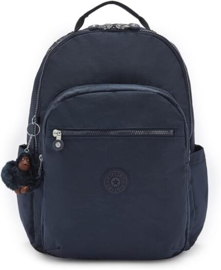 Kipling womens seoul 15 laptop backpack durable roomy with padded shoulder straps built in protective sleeve.jpg