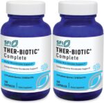 Klaire labs sfi health ther biotic complete hypoallergenic probiotics for women men acid stable probiotic supplement 12 species for immune digestive health 25 billion cfu 2 pack.jpg