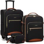 Lovevook luggage sets for women 5 piece softside carry on luggage set lightweight spinner suitcases with wheels with tsa lock water resistant large capacity suitcase set for travel.jpg