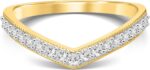 La joya 14 12 ct. tw. v shaped womens lab grown diamond band rings in 10k solid gold certified gh vssi lab grown diamond anniversary ring stacking ring and wedding bands for women.jpg