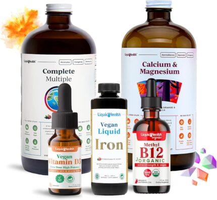 Liquid health ultimate bariatric liquid vitamin supplement bundle adult daily bariatric multivitamin with iron calcium magnesium vegan vitamin d3 organic b12 bariatric surgery must haves.jpg