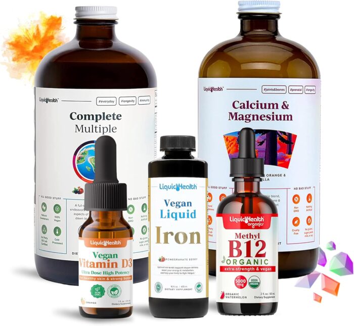 Liquid health ultimate bariatric liquid vitamin supplement bundle adult daily bariatric multivitamin with iron calcium magnesium vegan vitamin d3 organic b12 bariatric surgery must haves.jpg