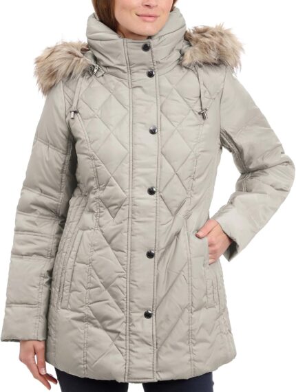 London fog womens diamond quilted down coat.jpg