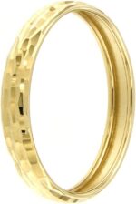 Lucchetta womens 14k gold textured band ring size 5 10 italian gift for her authentic jewelry from italy.jpg
