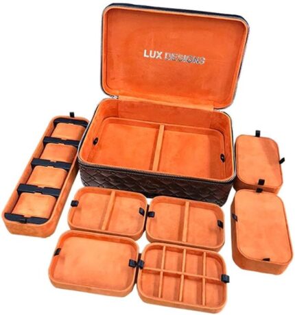 Lux designs large jewelry boxjewelry travel box elegance on the go for ring chain bracelet watches.jpg