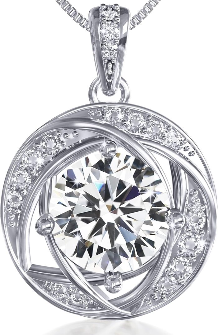 Luxury moissanite necklace for women 1 2 carat 925 sterling silver jewelry pendant gift for wife girlfriend anniversary wedding birthday mothers day necklace gifts for women.jpg