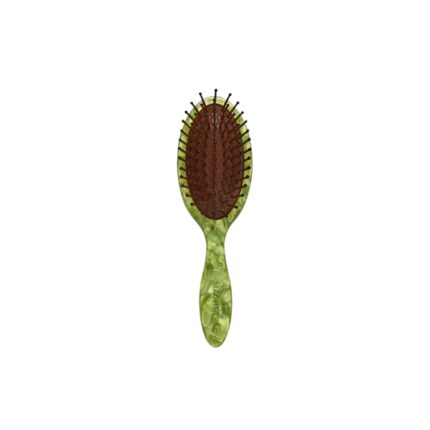 Machete petite travel detangling hairbrush for women men brush for natural straight curly wet or dry hair and for all hair types hairbrush for kids adults 1pk pistachio.jpg