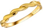 Max stone 14k yellow gold ring for women rope twist anti tarnishing real 14kt gold womens rings hypoallergenic stackable rings in size 6 to 8.jpg