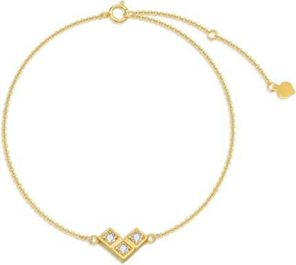 Mrenite 10k14k18k solid gold customize birthstone bracelet personalised stone adjustable bracelet christmas birthday jewelry gift for women.jpg