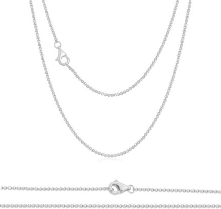 Mrenite solid 18k gold 1mm1.1mm1.3mm3mm round rolo cable chain necklace gold silver chain necklaces lobster clasp for women 14 16 18 20 22 24 26 28 30.jpg