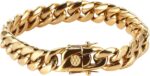 Mens 18k gold bracelet with dragon head buckle cuban chain womens solid mesh bracelet high end gift for birthdays christmas thanksgiving.jpg