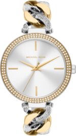 Michael kors lady nini womens watch stainless steel chain link bracelet and pave crystal watch for women.jpg