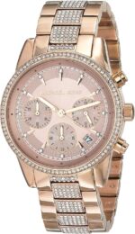 Michael kors ritz womens watch stainless steel and pave crystal watch for women.jpg