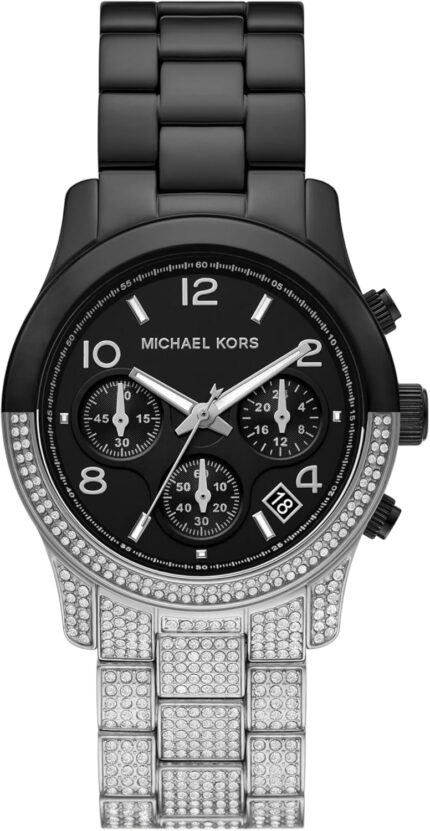 Michael kors runway womens watch stainless steel watch for women with steel ceramic or silicone band.jpg