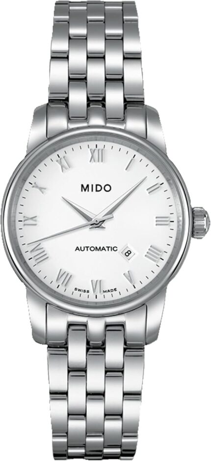 Mido baroncelli swiss automatic watch for women white dial case 29mm m76004261.jpg