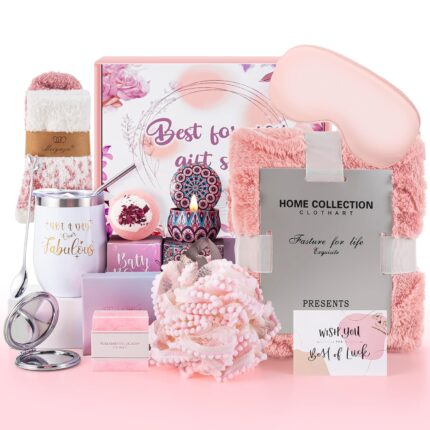 Mothers day baskets for women mom her friend sister unique relaxing spa gifts basket care package w luxury blanket mothers day gifts for mom her friend sister wife.jpg