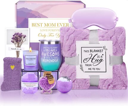 Mothers day gifts for mom from daughter son relaxing lavender spa basket set for women luxury self care basket for mama birthday mothers day gifts for women mom wife sister friend her.jpg