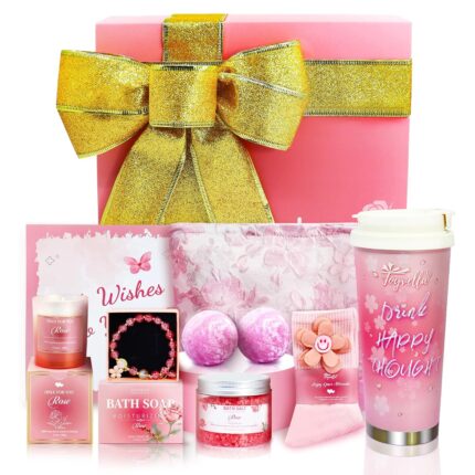Mothers day for mom gift baskets for women birthday gift for women her friend sister wife coworker graduate teacher bath sets for woman gift valentines day gifts for her.jpg
