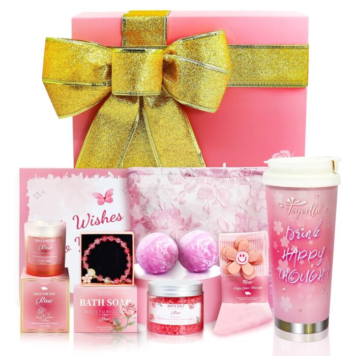 Mothers day for mom gift baskets for women birthday gift for women her friend sister wife coworker graduate teacher bath sets for woman gift valentines day gifts for her.jpg