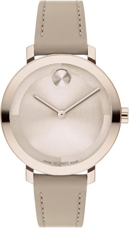 Movado bold evolution 2.0 womens watch swiss quartz movement leather strap 3 atm water resistance luxury fashion timepiece for her 34mm.jpg