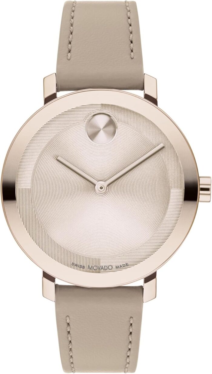 Movado bold evolution 2.0 womens watch swiss quartz movement leather strap 3 atm water resistance luxury fashion timepiece for her 34mm.jpg