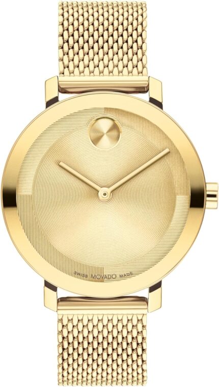 Movado bold evolution 2.0 womens watch swiss quartz movement stainless steel mesh bracelet 3 atm water resistance luxury fashion timepiece for her 34mm.jpg