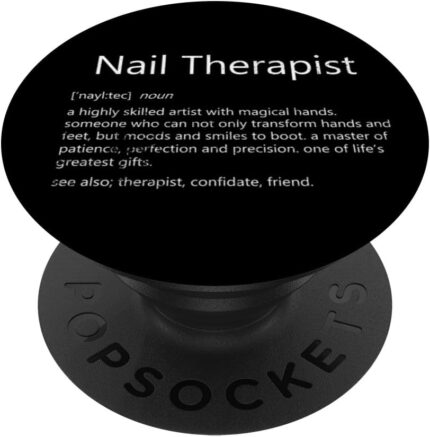 Nail therapist definition nail tech nail artist nails popsockets standard popgrip.jpg