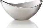 Nambe butterfly bowl 16 inch sculptural metal alloy serving bowl elegant contemporary tableware with graceful curves retains temperature oven freezer safe decorative centerpiece for kitchen.jpg