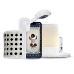 Nanit superior sleep set includes newborn baby essentials pro camera with wall mount travel stand and the sound light audio monitoring machine baby night light.jpg