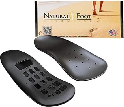 Natural foot orthotics. podiatrist designed for low to flat feet. recommended for plantar fasciitis heel spurs bunions neuromas hammertoes. usa made. slim stabilizer arch support shoe insoles.jpg
