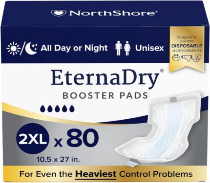 Northshore booster pads for men and women with adhesive 2x large case80 810s.jpg