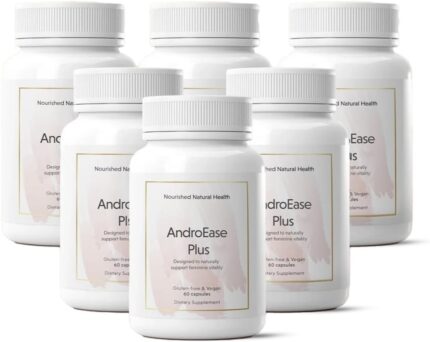Nourished androease plus natural balance supplement for women vegan formula with zinc saw palmetto 360 capsules for daily wellness vitality made in usa.jpg
