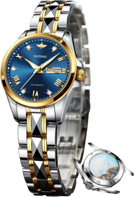 Oupinke automatic womens watches self winding mechanical luxury dress diamond dial tungsten steel wrist watches for women date waterproof luminous.jpg